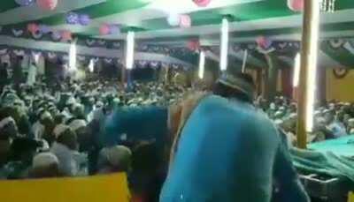 [Debjani Bhattacharya] Listen to a ISLAMIC JALSA of Abbas Siddiqui in WestBengal. He's singing—