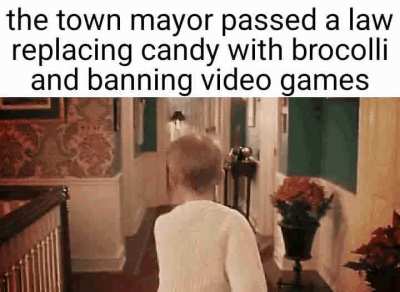 And he was rubbing his hands together while going 