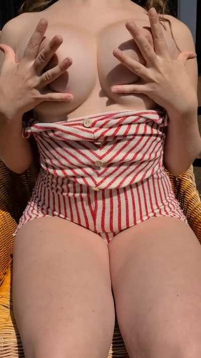 I have perfect boobs, it'll be a shame if I keep them all to myself (18f)