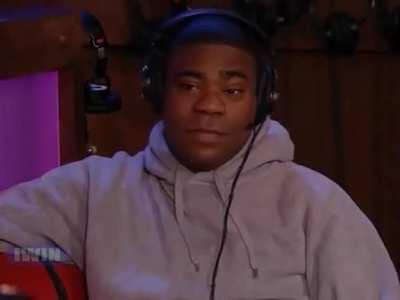 Tracy Morgan controls the Sybian for Riley Steel