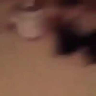 He just want some apple sauce :(