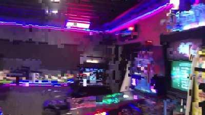 Mancave Arcade in the backyard