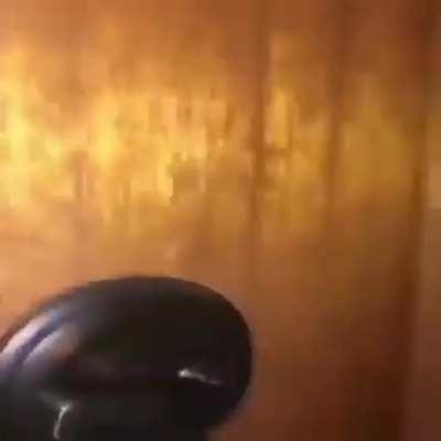 Live footage of Ye waiting outside of Pete Davidson’s home