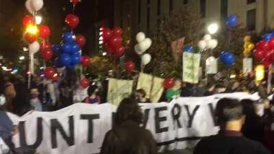 Party still thumping, 11 Trumpers still trumping (12th and Arch, do attend)