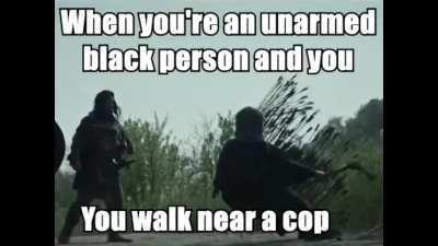 That officer was fearing for his life doe 😳