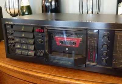 This tape deck with auto flip.