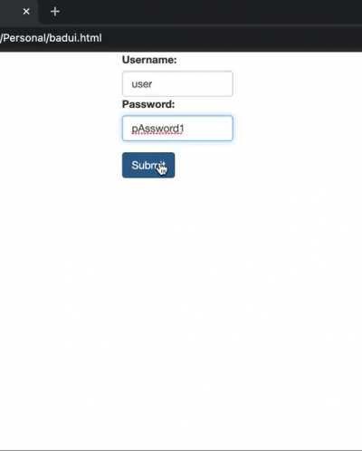 For you u/Ajreil, password field but no characters are allowed