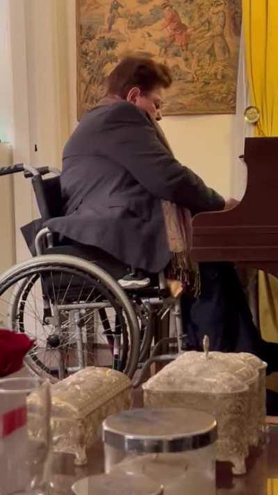 Bruno Gelber. Comienzo de la sonata Waldstein de Beethoven.