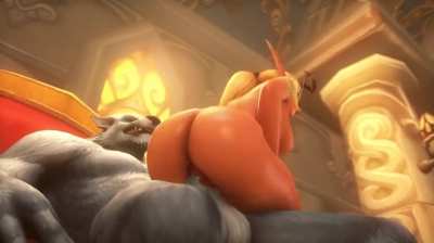 Teasing and pleasing, until he forces it in and breeds me~ (noname55) [WoW]