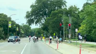 [OC] Northwestern University (bike lane is right there!)