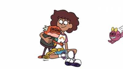 [AlexJohnstonArt] Happy belated 2 year Anne-iversary Amphibia!! Support the show by streaming both seasons of Amphibia on Disney+