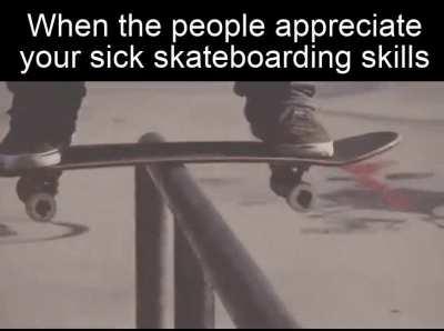 Holy smokes, thats some smooth skateboarding