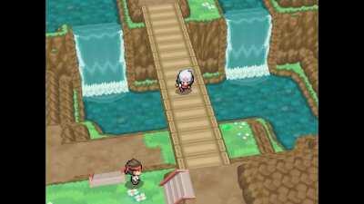 Sinnoh Route 210 with gen 5 graphics and moving cameras