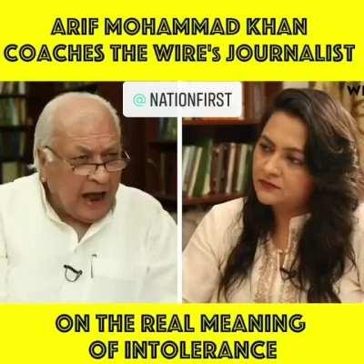 He just destroyed the so called 'journalist'