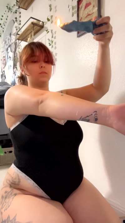 Abyss scented wax play candle from Nothosaur