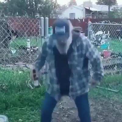 Rare footage of Dennis, aged 75