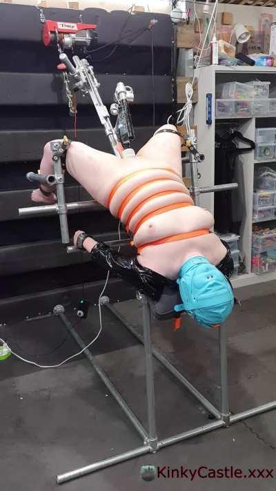 With a heavy gag, sensory deprivation, inversion, and enough forced orgasms, they all become silent and docile eventually [OC]