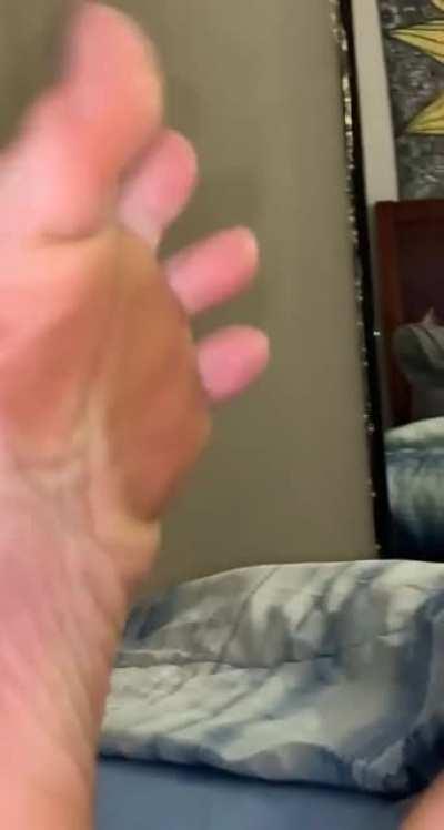 Just a little toe wiggle