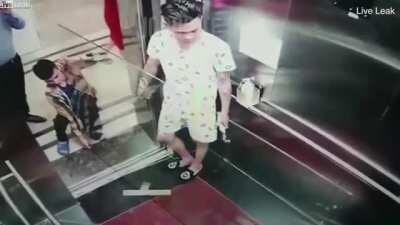 WCGW transporting glass in an elevator