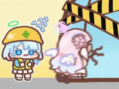 Mika tried to get in because the maintenance is still underway (Mika. Arona) (@PanTo_PT)