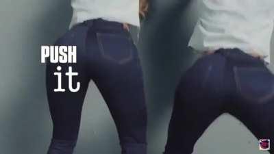From her jeans commercial