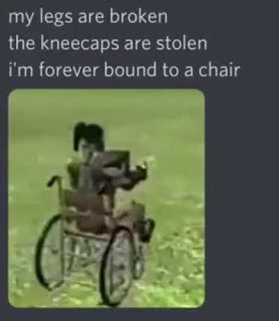 Give him some kneecaps