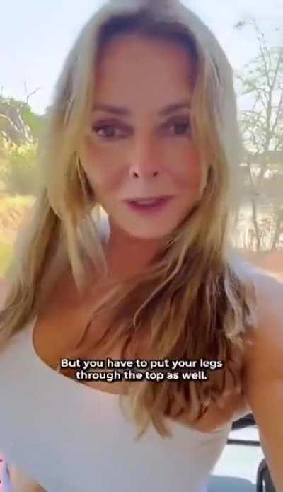 Carol trying the bikini 🥵