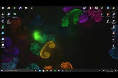 I got an audio-responsive wallpaper (sound on🤗)