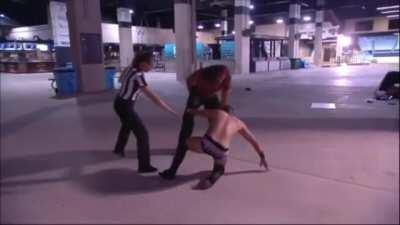 [AEW Spoiler] Concussed wrestler tries to pull down his opponents tights to stand up