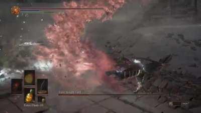 Is this the most anime attack in Dark Souls?
