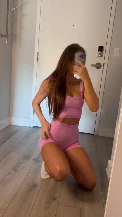 Off to make my personal trainer's cock grow (F)