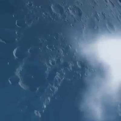 If the Moon were as close to Earth as the ISS