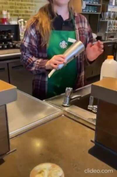 Just a little extra whipped cream