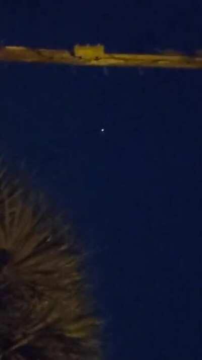 UFO spotted over San Antonio, Texas. November 5th, 2020