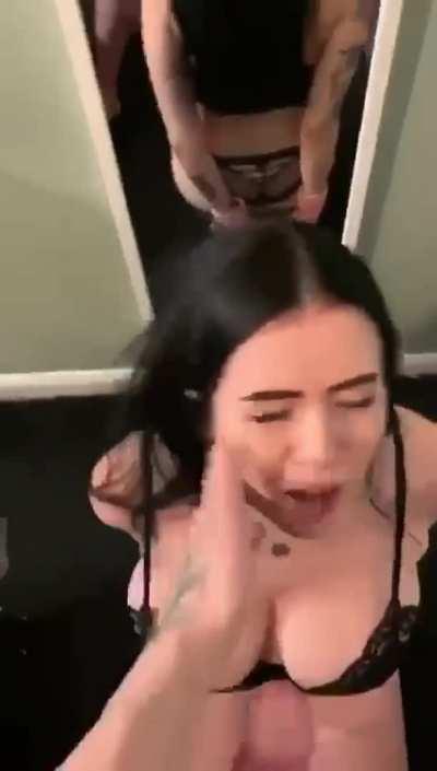 Cuffed, mouth only allowed