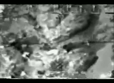 Turkish AH-1 Super Cobra fire on PKK/YPG members