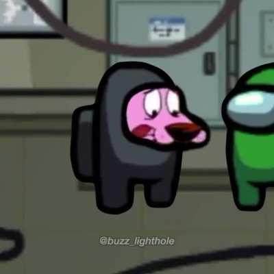 Courage The Cowardly Dog x Among Us dlc confirmed.