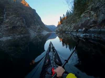 Kayaking in Norway - Big No