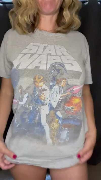 Nerdy MILF Teacher says May the 4th be with you