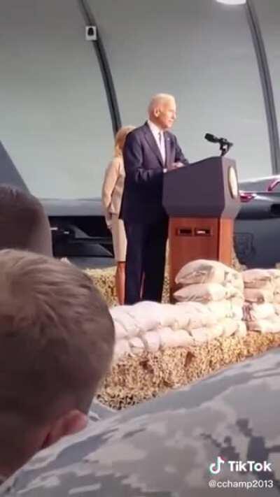 Biden Calling Military Members 