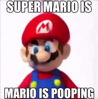 This-a mushroom it's gonna give me the poo poos!