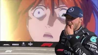 Valtteri Bottas enjoys the best scene in EOE