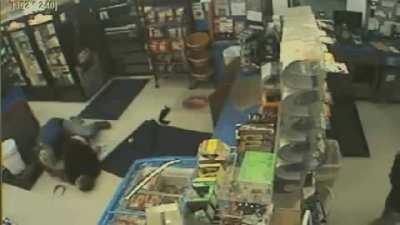 WCGW Pushing a US Marine and commiting a crime in front of him