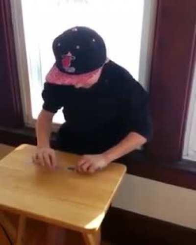 This kid will be a high school teachers worst nightmare