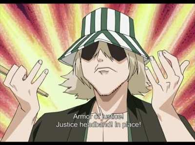 Bleach: how to properly put on a headband