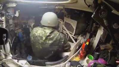 Leopard 1A5 Loading inside view