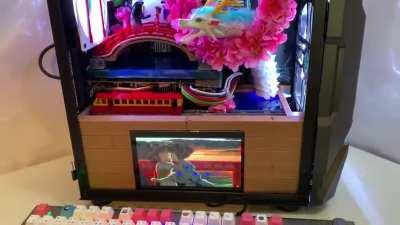 Spirited Away themed computer I was commissioned to make. How did I do?