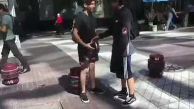 Remember kids violence is never an option!