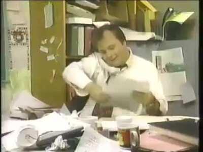 Hands-free telephone set ad in 1993