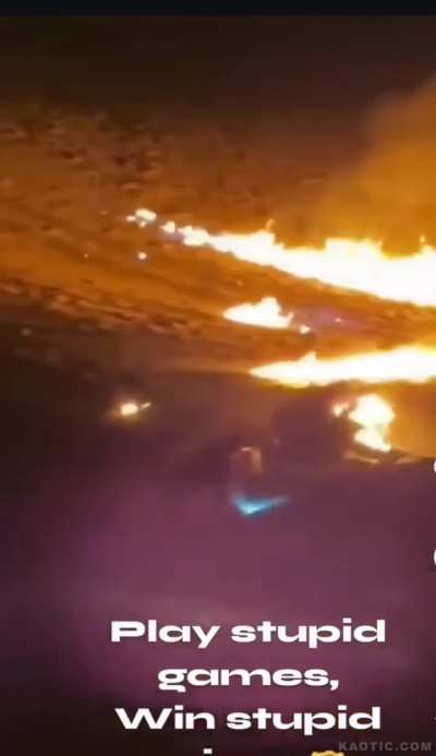 Don't play with fire kids!